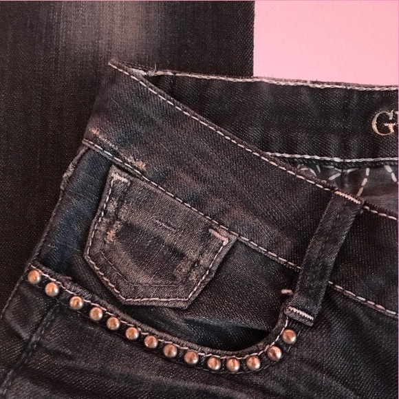 Guess Foxy Flare Jean Size 26 Stretch - Picture 3 of 5
